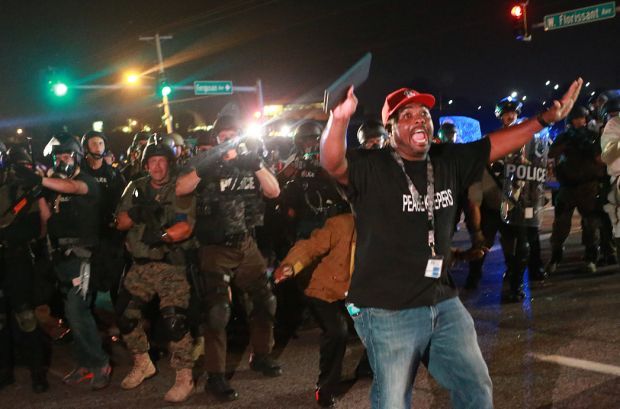 Ferguson security steps up to National Guard
